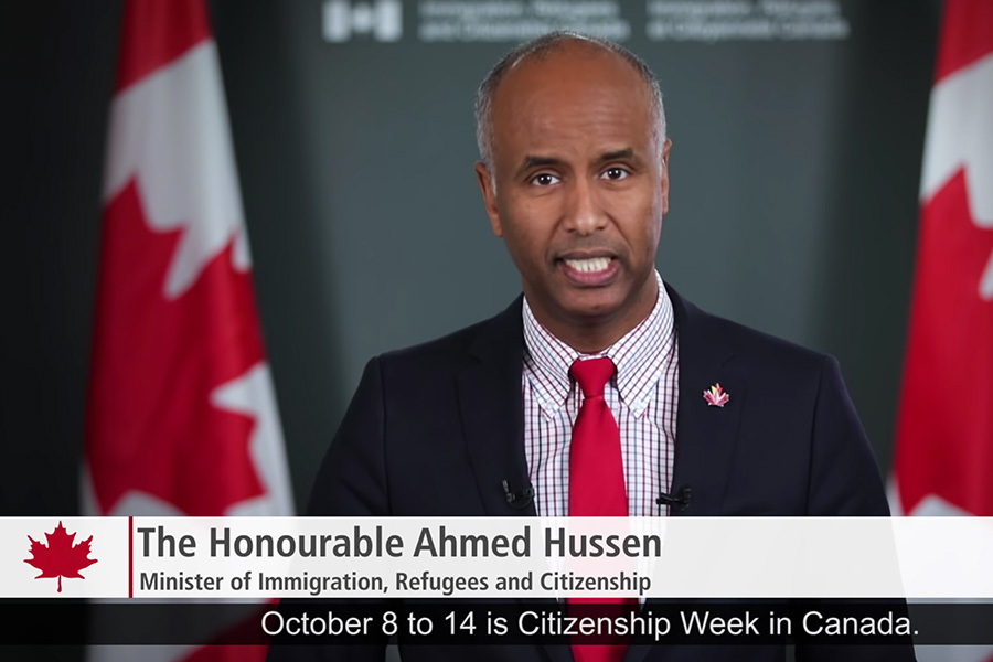 Citizenship Week 2018 message from Minister Hussen